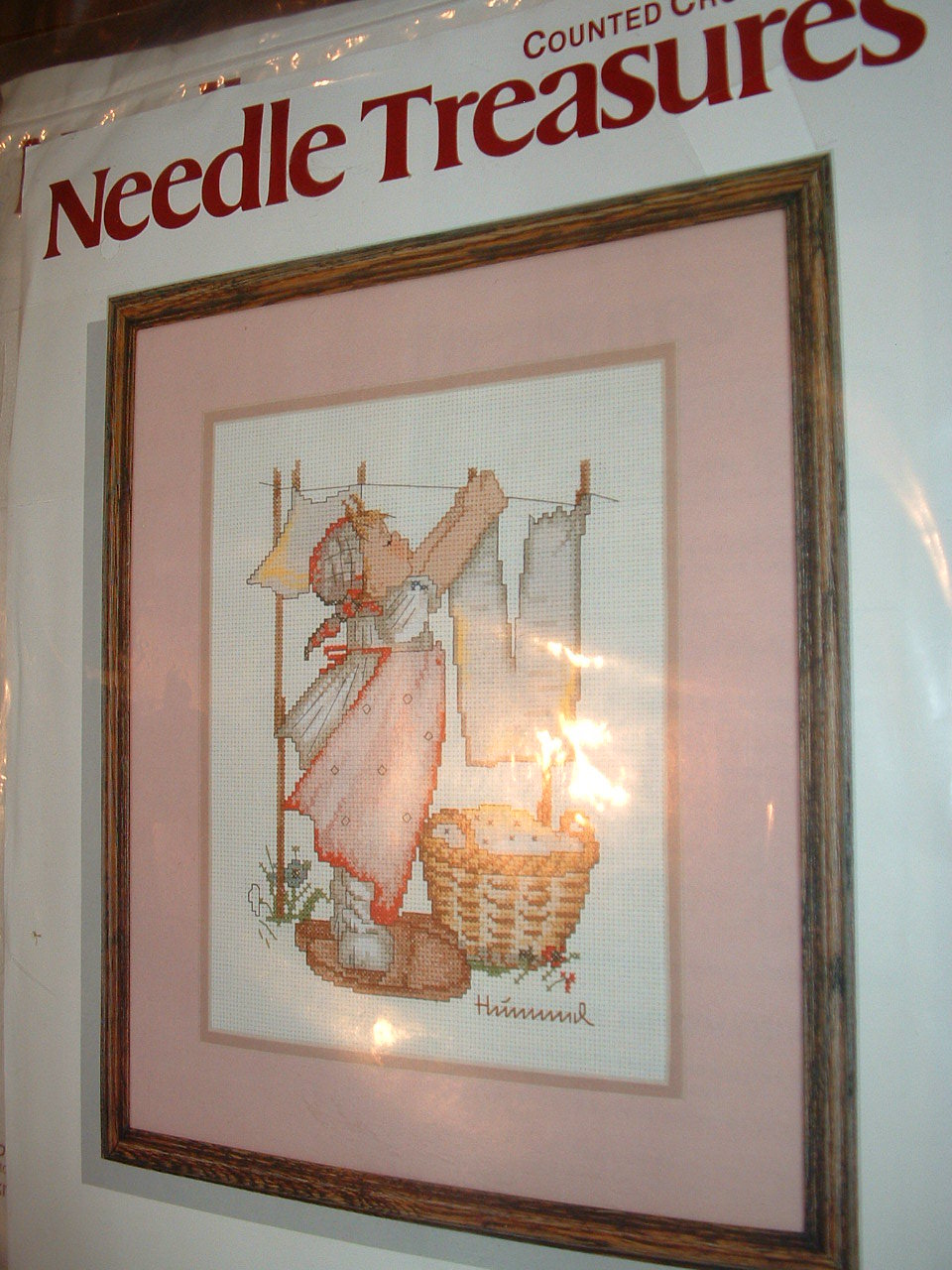 Needle Treasures Hummel Conted cross stitch kit " Wash Day ...
