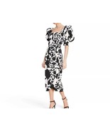 Christopher John Rogers Target Floral Puff Sleeve Faux Wrap Dress Size 6... - $123.75