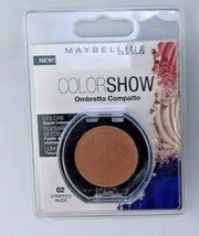 Maybelline Color Show Ombretto Compatto Eye Shadow 02 Stripped Nude *Twi... - $15.99
