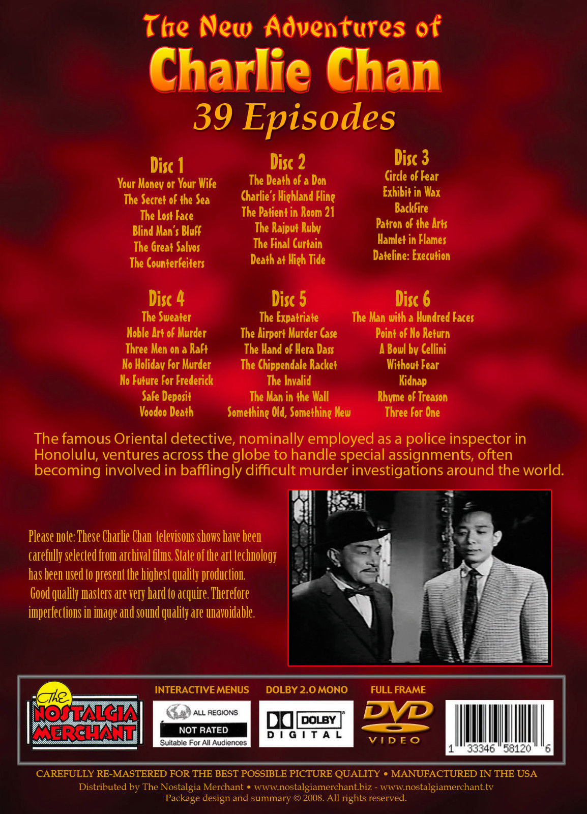 Charlie Chan - Complete Series - TV Classics - DVDs & Blu-ray Discs