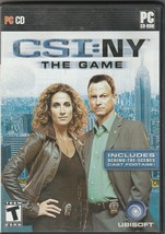 CSI:NY CD-Rom for Win 2000/ista by Ubi Soft ~ 2008 - $13.86