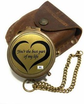 You're The Best Part of My Life Engraved Magnetic Compass for Loved Ones