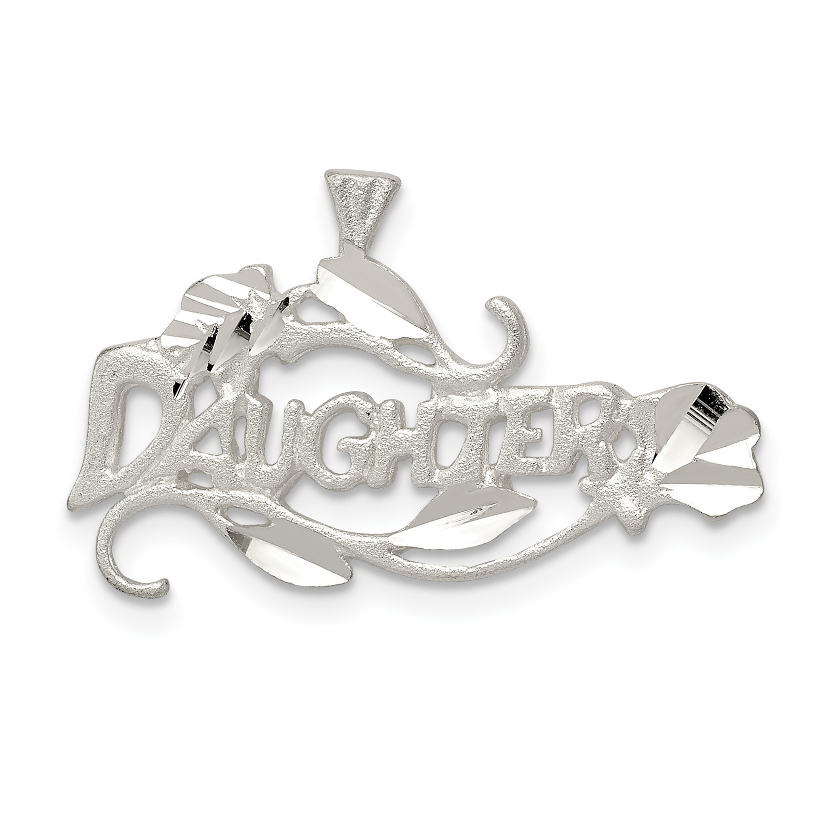 Sterling Silver Daughter Charm Fine Charms & Charm Bracelets
