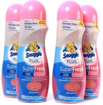 4 Count Snuggle Plus Super Fresh Spring Burst In Wash Freshness Booster 22.5 Oz