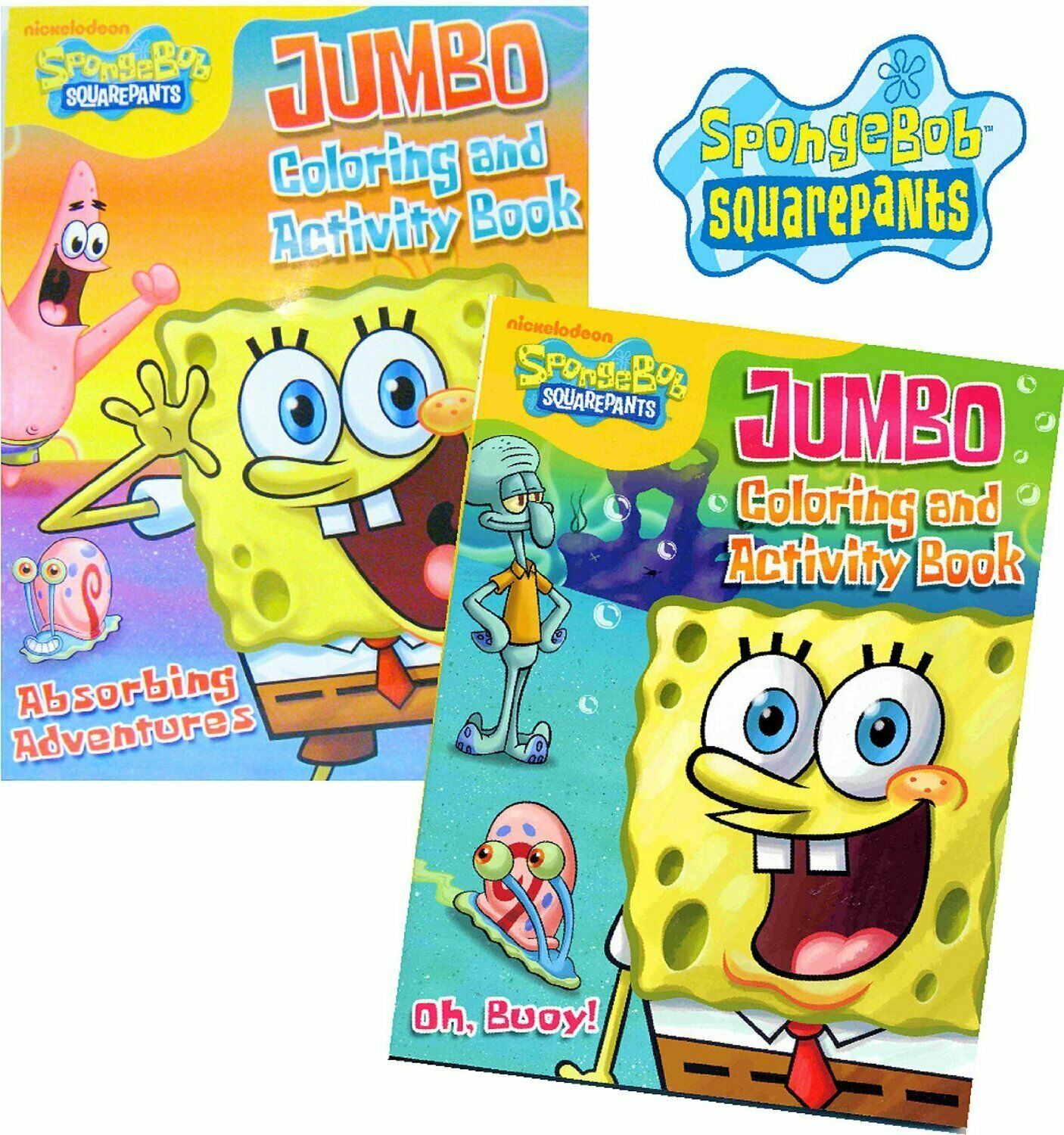 SpongeBob SquarePants Jumbo Coloring & Activity Book 2-Pack - Books ...