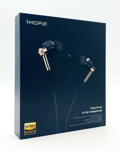 Primary image for 1MORE Triple Driver In-Ear Hi-Res Earphones Headphones - Gold