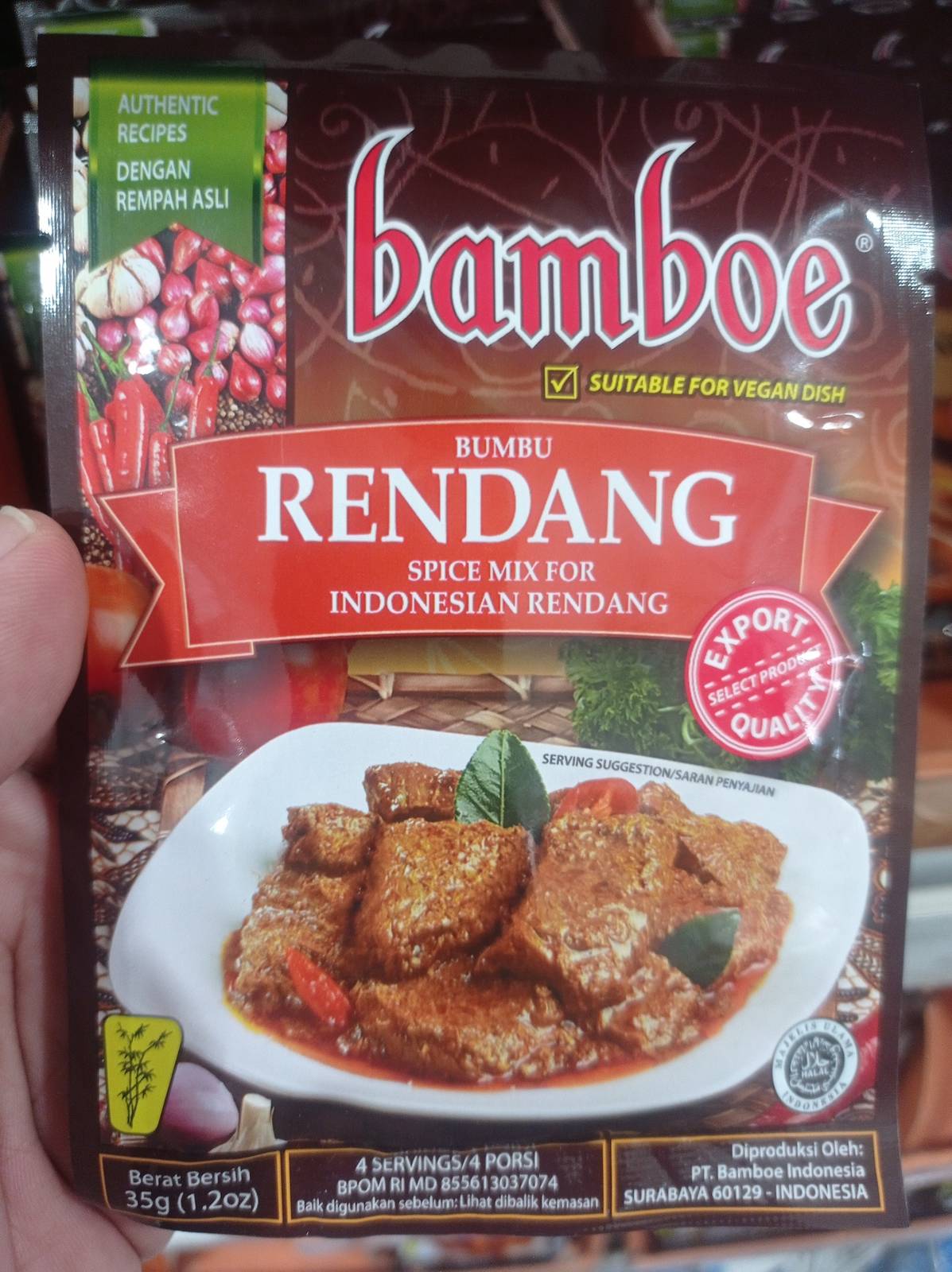 Bamboe Rendang Seasoning and 50 similar items