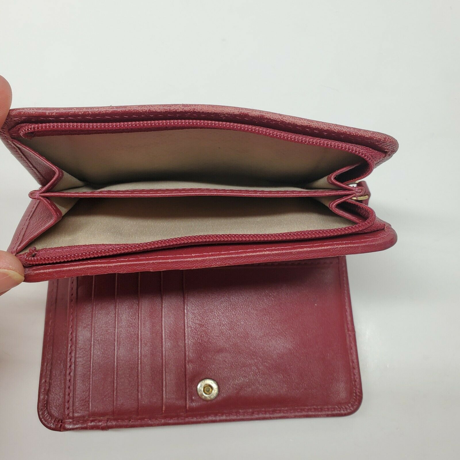 Radley London Zip Around Wallet Red Leather Clutch Purse - Women's Bags ...