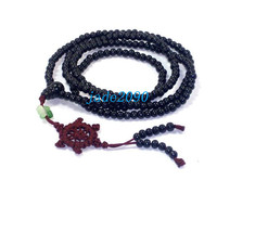 Free Shipping - 216 Beads natural black sandalwood meditation yoga Prayer beads  - $19.99