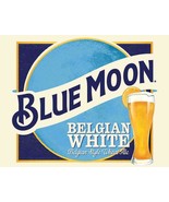 New Blue Moon Belgian Wheat Decorative Metal Tin Sign Made in the USA - $11.14
