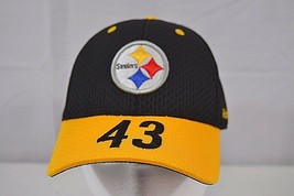 Pittsburgh Steelers Reebok 43# Polamalu Youth Black Gold Baseball Cap Adjustable - $19.59