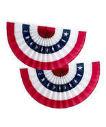 American Independence Day String Flags Banner Semicircular Flag Party De... - $2.47