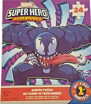 Marvel Super Hero Adventures Venom Jigsaw Puzzle 24 Pieces New - $5.34