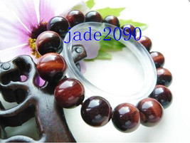 Free Shipping -  Natural Red tiger eye STONE Prayer Beads charm  Bracele... - $25.99