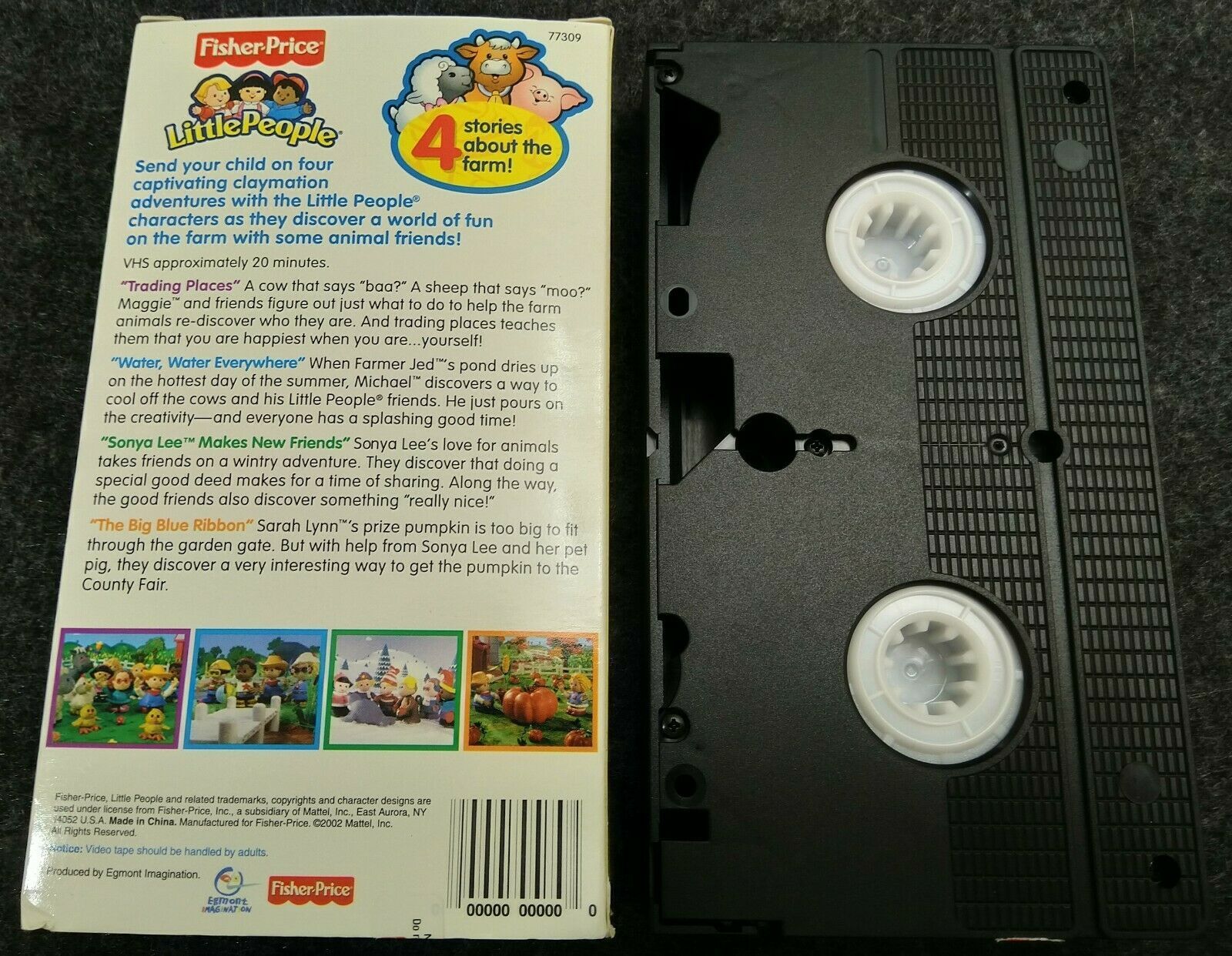 VHS Little People, Discovering Animals at the Farm (VHS, 2002) - VHS Tapes