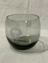 1971 Shell Gasoline NFL New York Jets Smokey Grey Highball Glass NY - $12.86