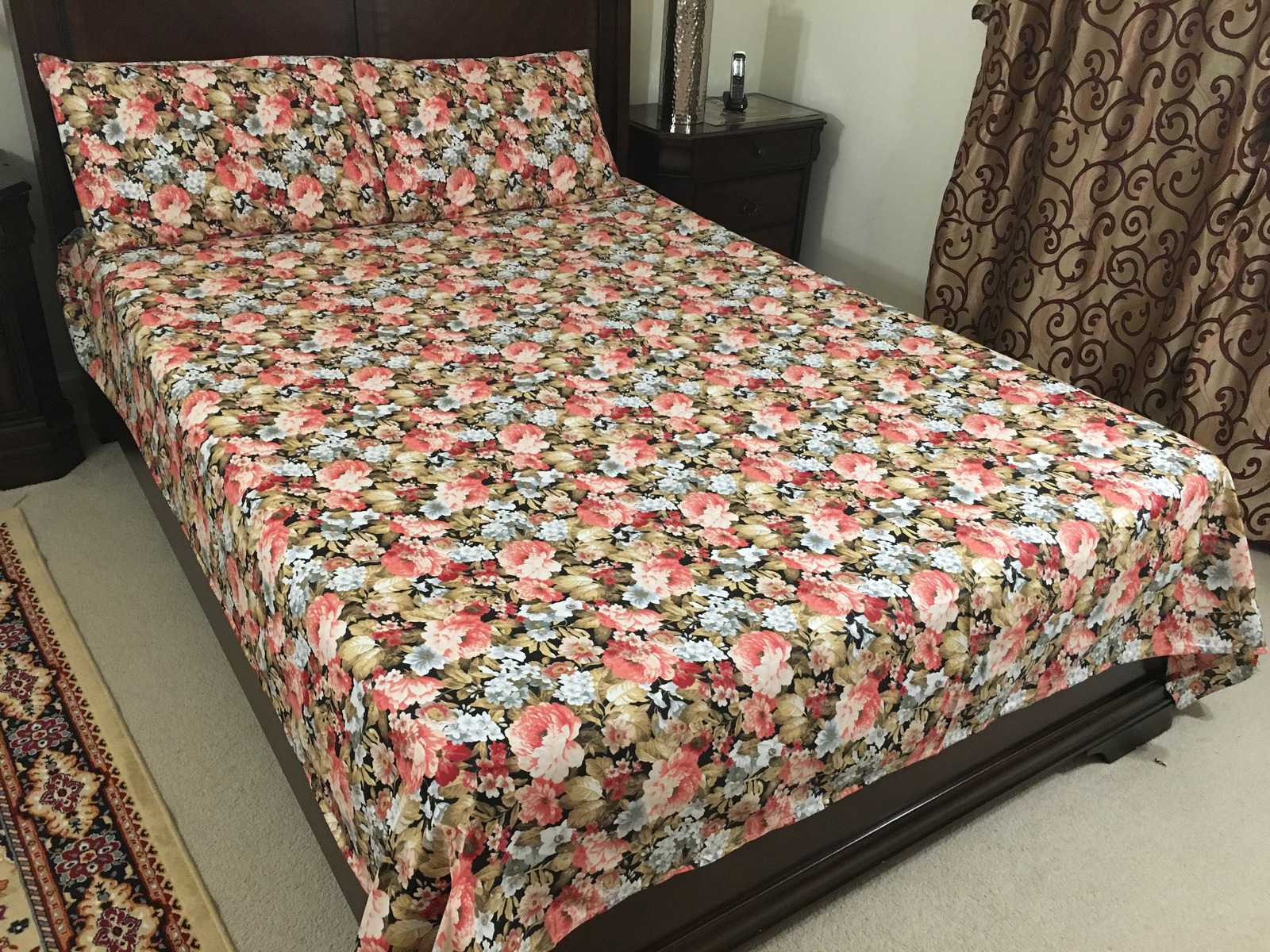 deep pocket floral sheets