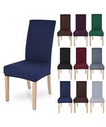Polyester Spandex Fabric Stretch Dining Room Chair Seat Covers Slipcover... - $43.56