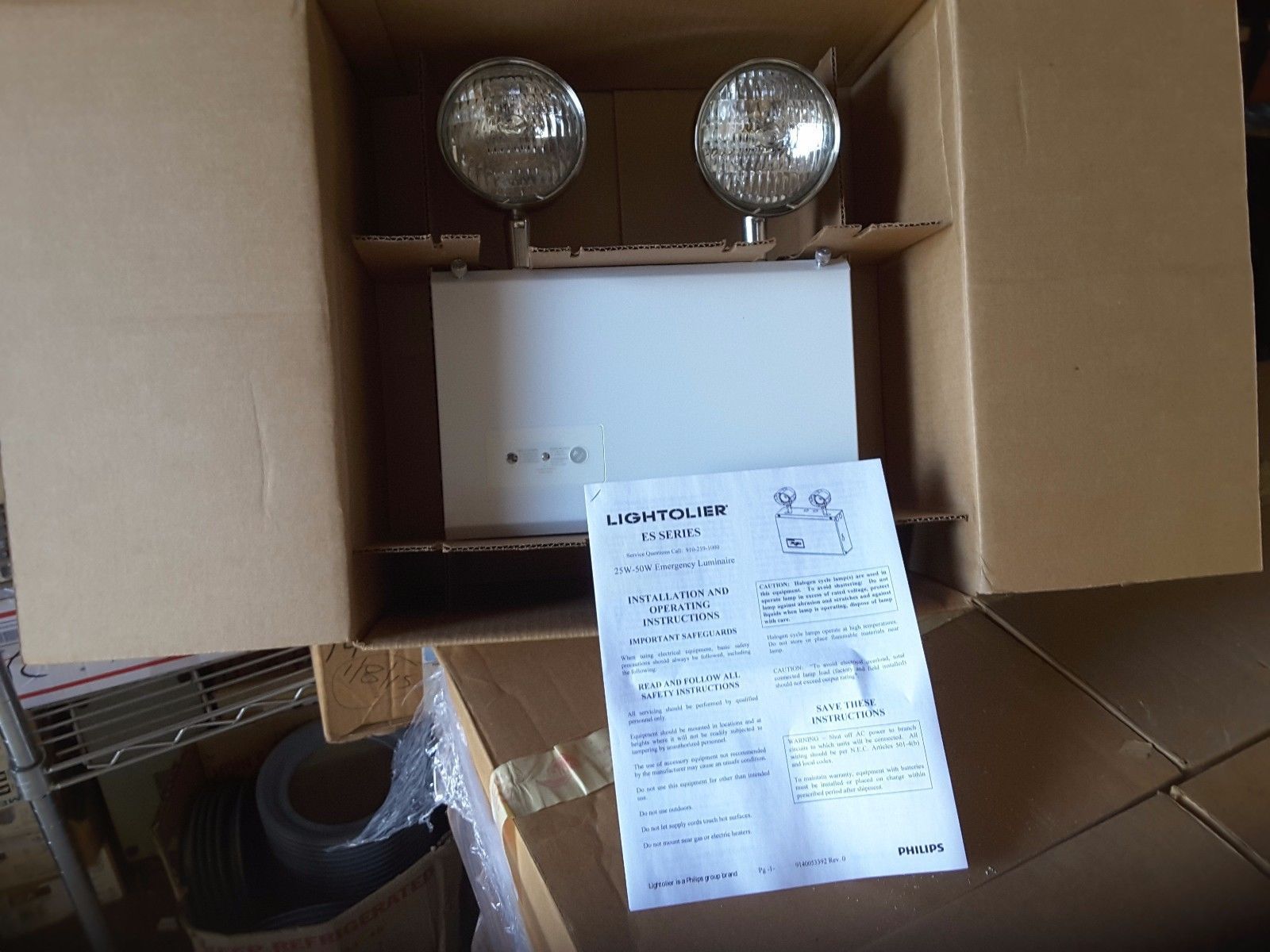 Philips Lightolier Emergency Exit Light And 50 Similar Items Philips Lightolier Emergency Exit Light And 50 Similar Items
