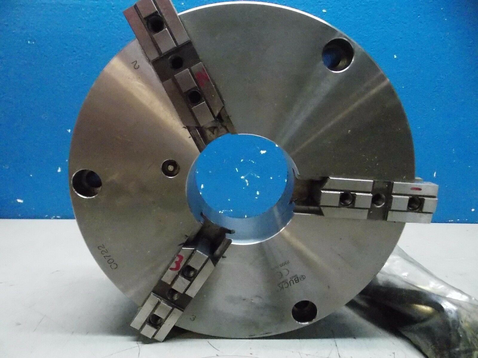 Buck Chuck 3Jaw Self Centering Lathe Chuck 12" Dia. Front Mount B8123