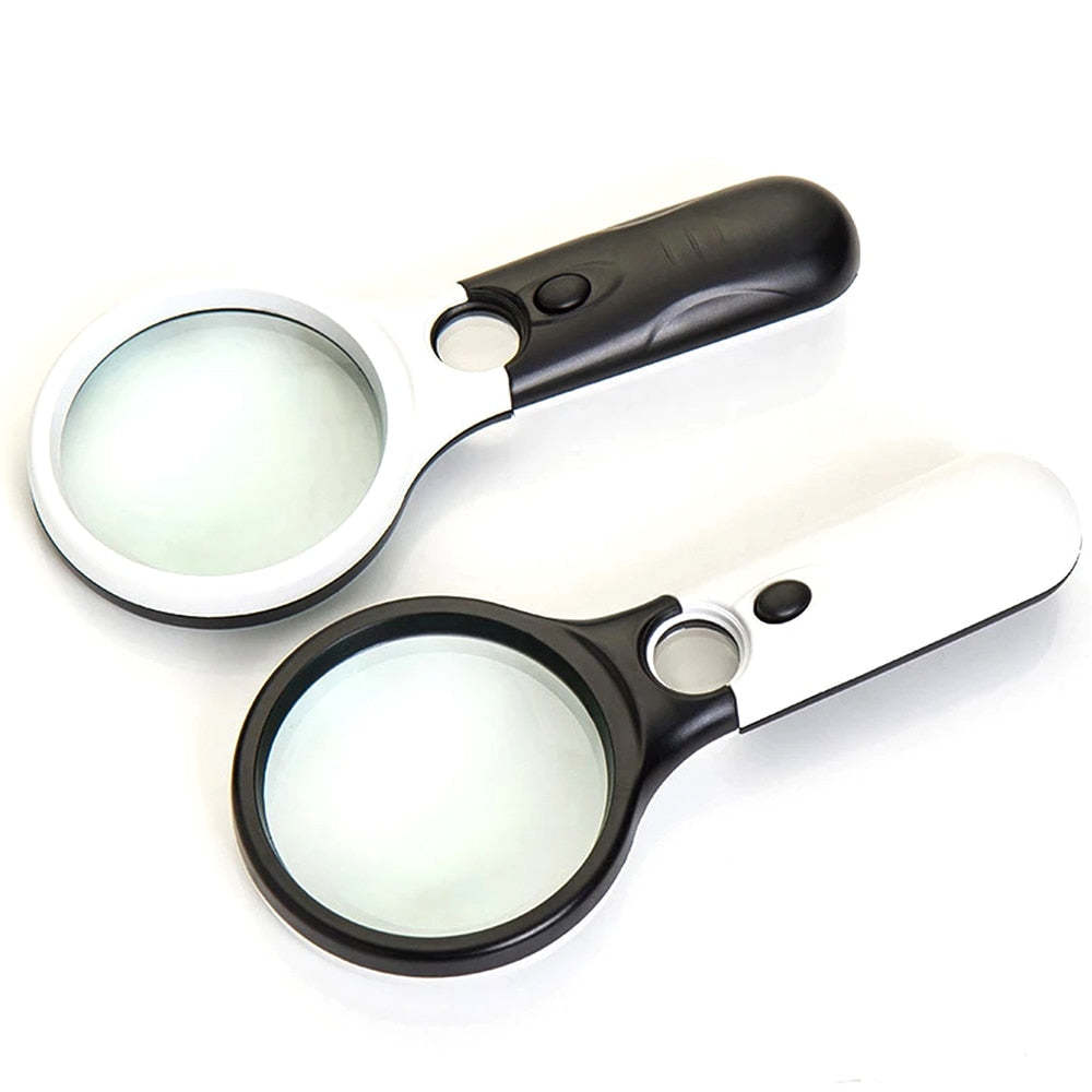 Illuminated Magnifier Reading Glasses Handheld Magnifying Glass with LED Light 3
