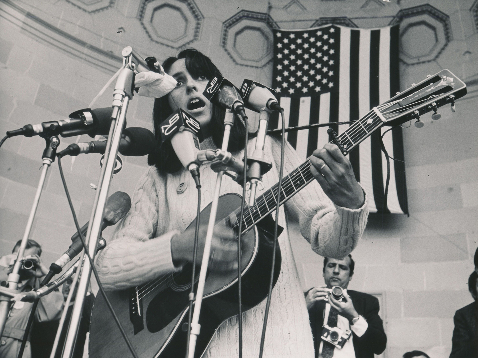 Joan Baez, an Archival Print - Art Photographs