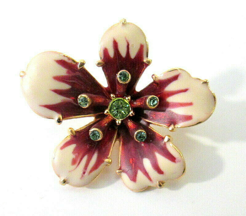 Outlet Joan Rivers Limited Edition Luxe Lily Flower Brooch #217 Beautiful colors 3”