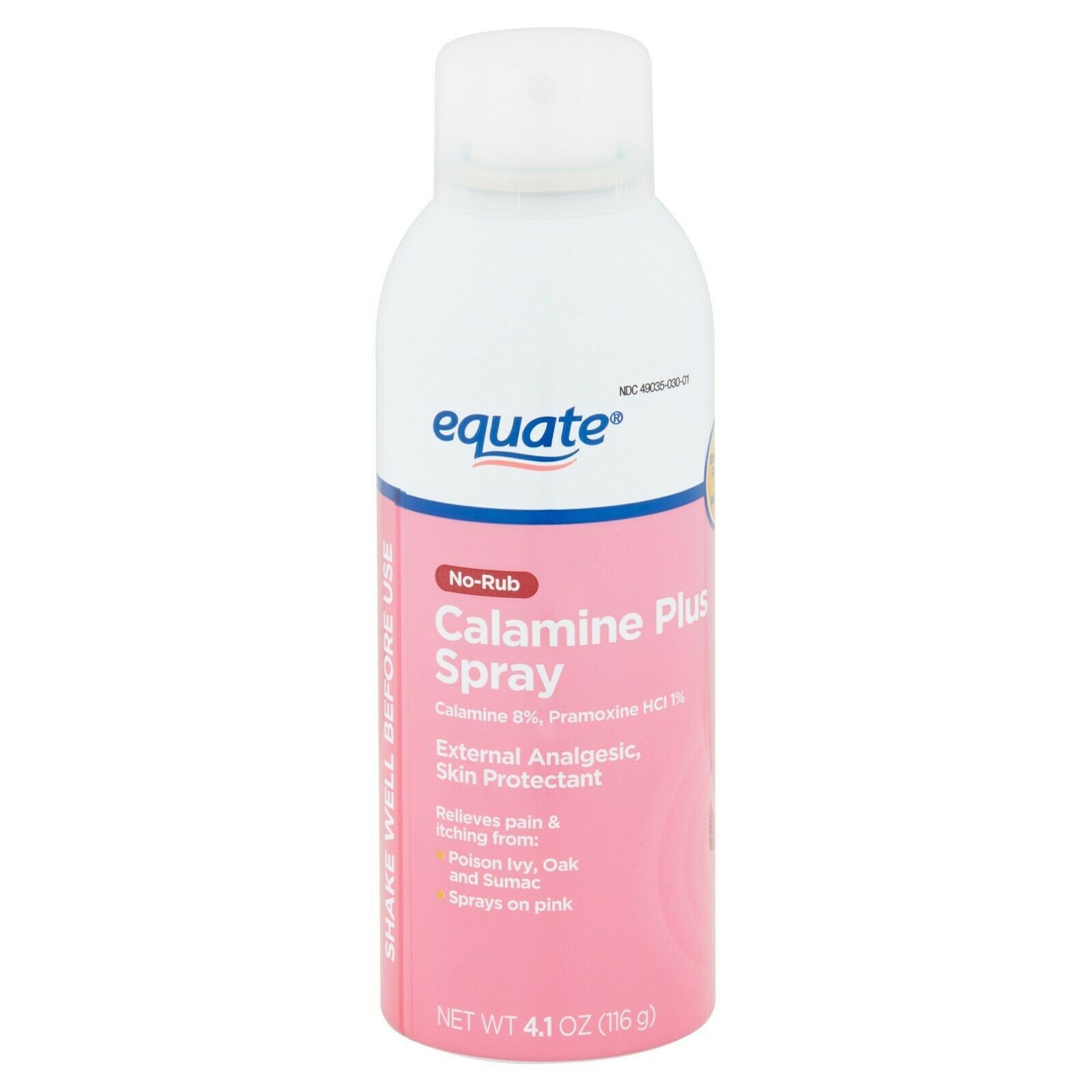 Equate NoRub Calamine Plus Spray 4.1 oz Relief of Insect Bites