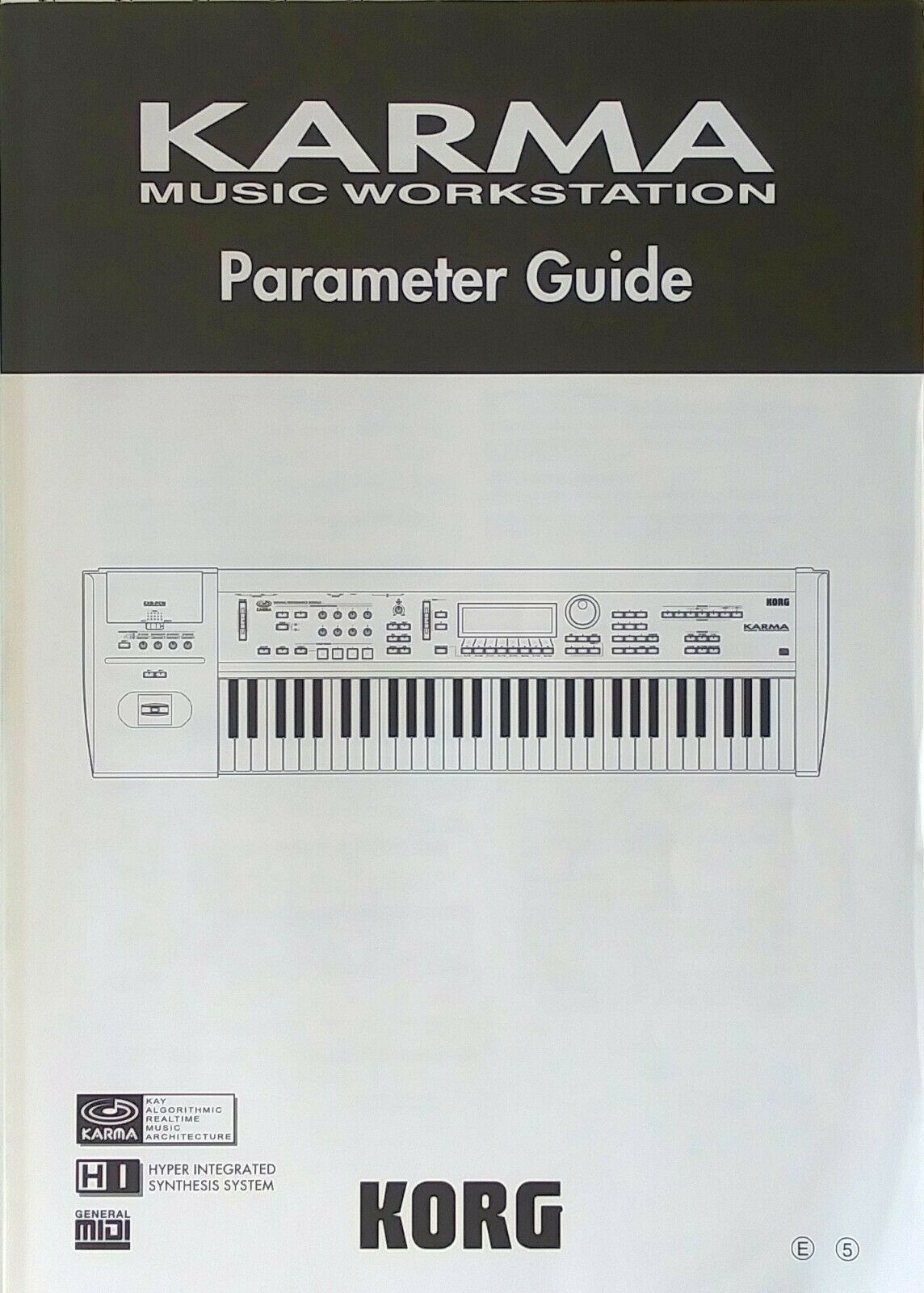 KARMA Synthesizer Workstation Original Owner's Manual 2, Parameter Guide Instruction