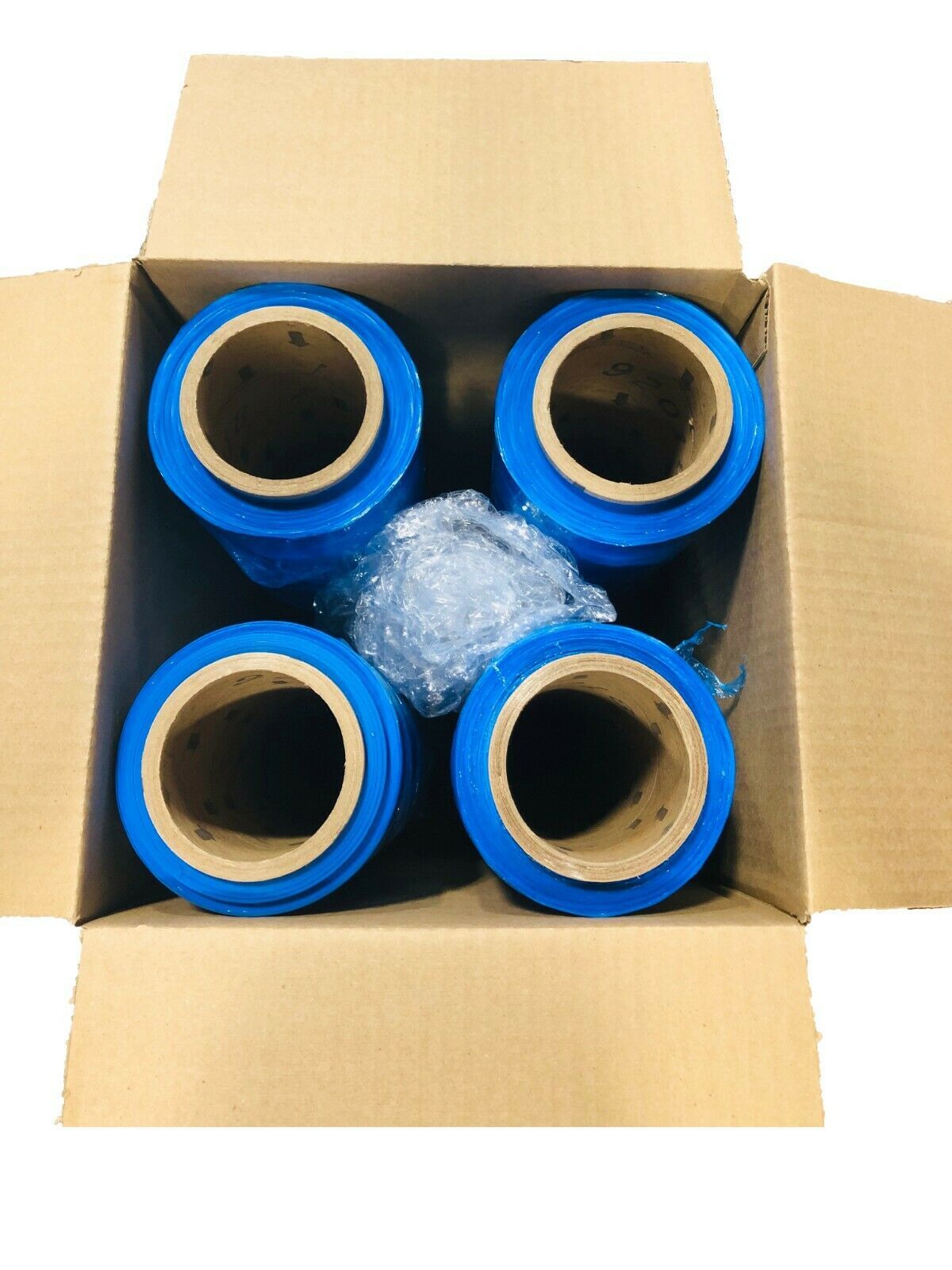 Movers Stretch Wrap to Extend Shelf Life for 20" x 1000' Blue Hand Film 36 Rolls Shrink Wrap