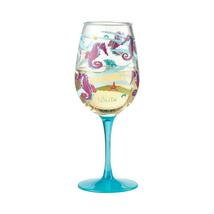 Lolita Seahorse Wine Glass Acrylic Set of 2 16 oz Seaside Nautical Pool Hot Tub image 4