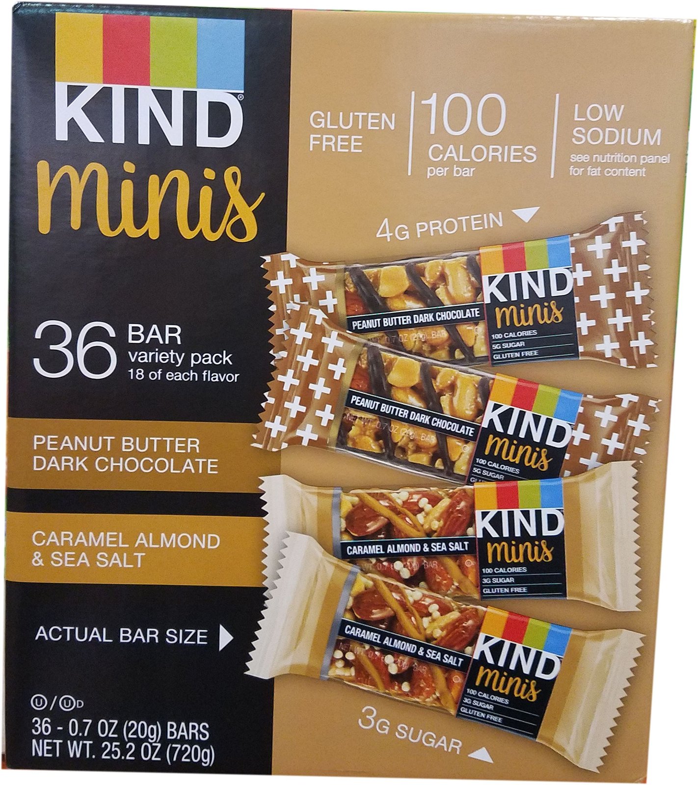 Kind Mini Chocolate Bars Variety Pack, 36 Count Bars