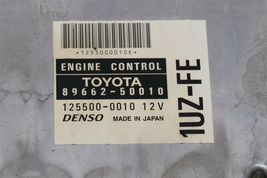 Lexus Toyota 1UZ-FE Engine Control Unit Module ECU ECM PCM 89662-50010 image 3