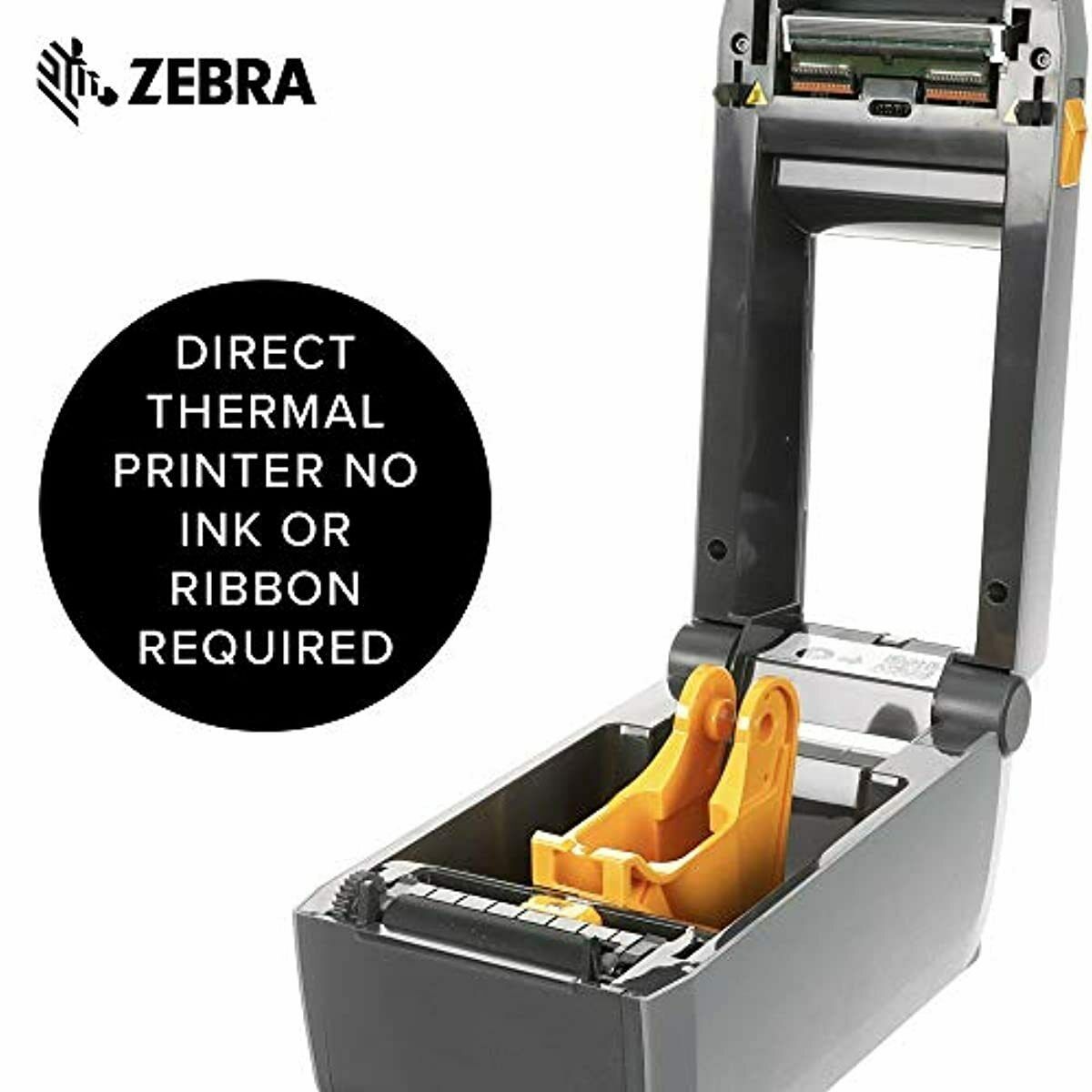 Zebra Zd410 Direct Thermal Desktop Printer For Labels Receipts Barcodes Tag Printers 6412