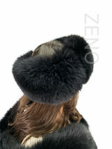Fox Fur Shawl 47' (120cm) + Tails as Writbands / Headband and Additional Ribbon image 4