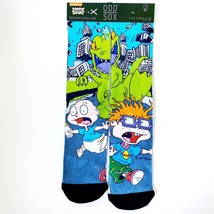 NWT New Nickelodeon Rugrats Tommy Chuckie Reptar Odd Sox Socks Mens Womens - $13.99