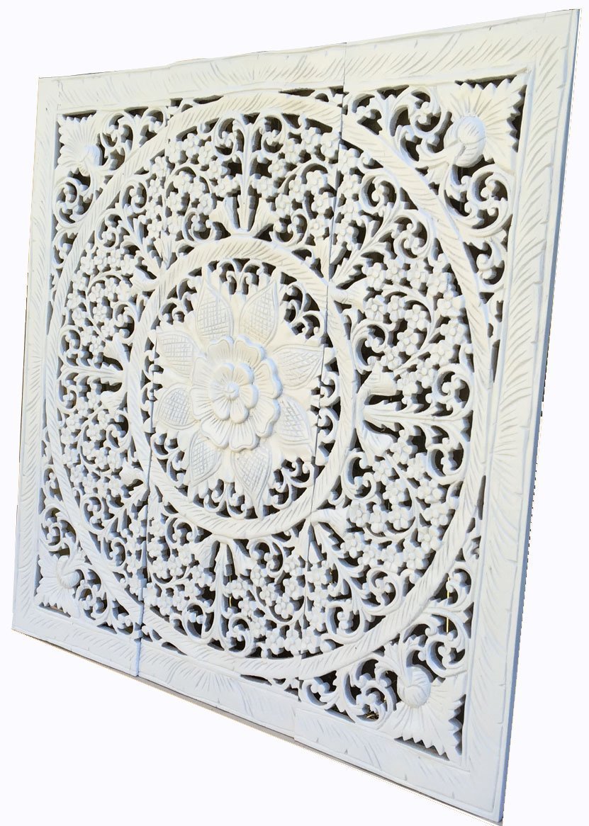 Asian Wall Art Decor Large Carved Wood Wall And 50 Similar Items