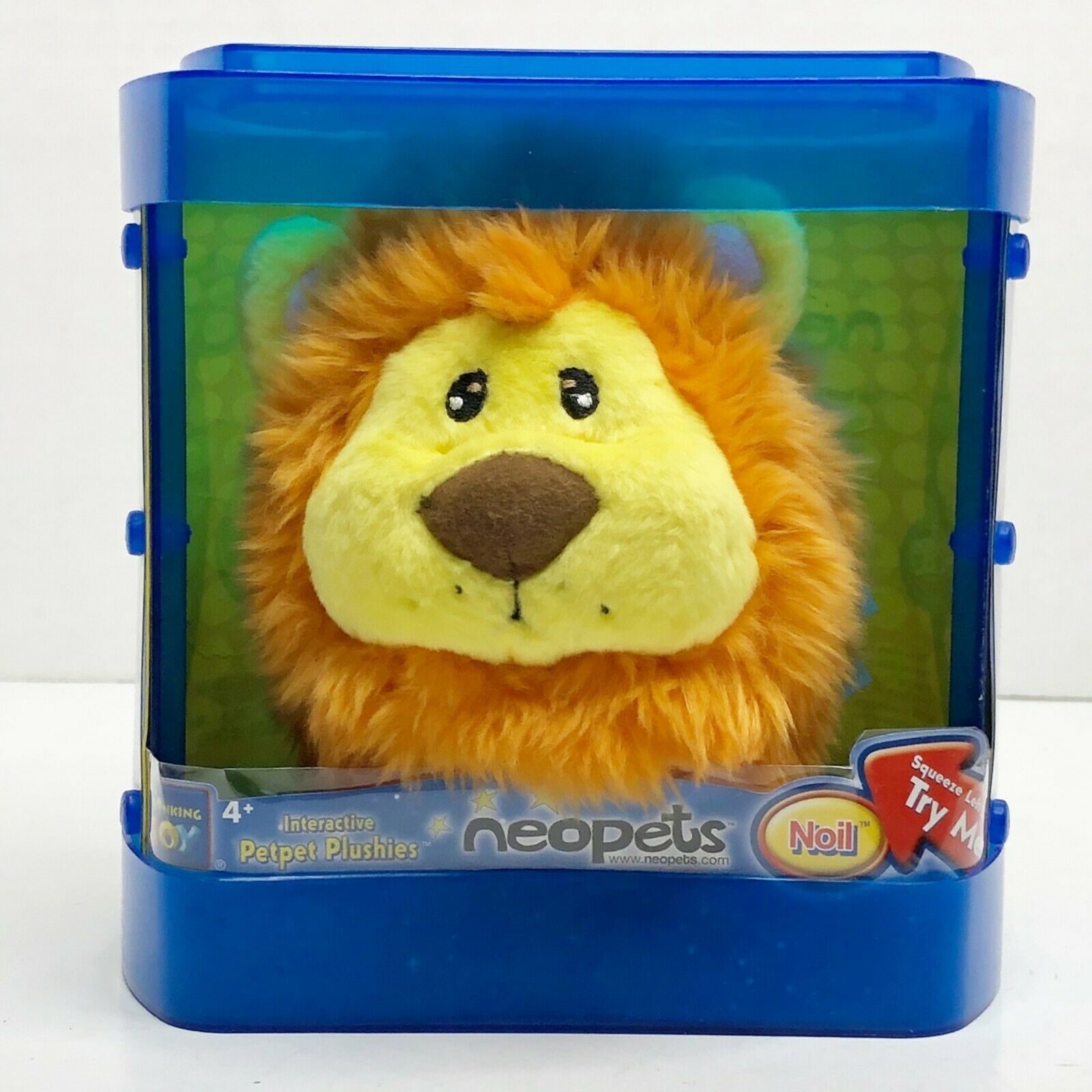 Neopets Interactive PetPet Plushies Noil Lion Plush 2003 Thinkway RARE