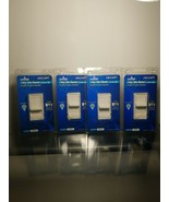 LEVITON Sureslide 600W Dimmer Ivory &amp; White NEW Lot Bundle of 4 Factory ... - $45.82