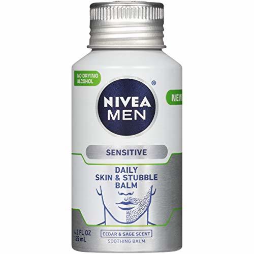 NIVEA Men Sensitive Skin & Stubble Balm - Mens Face Lotion for Before and After