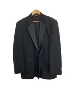 Formal Wear International Mens Black Tuxedo Jacket Blazer 46R Formal Wed... - $58.41