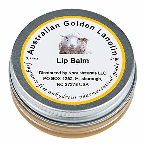 Pure Lanolin Lip Balm Hydrating and Nourishing for Extremely Dry Lips