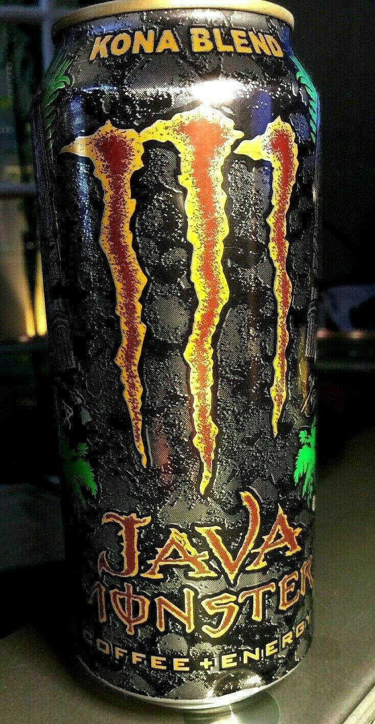 5 PACK NEW JAVA MONSTER KONA BLEND COFFEE + ENERGY DRINK 15 FL OZ