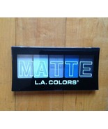 L.A. Colors Makeup Silky Smooth 5 Matte Eye Shadow Palette  Blue Denim #... - $9.88