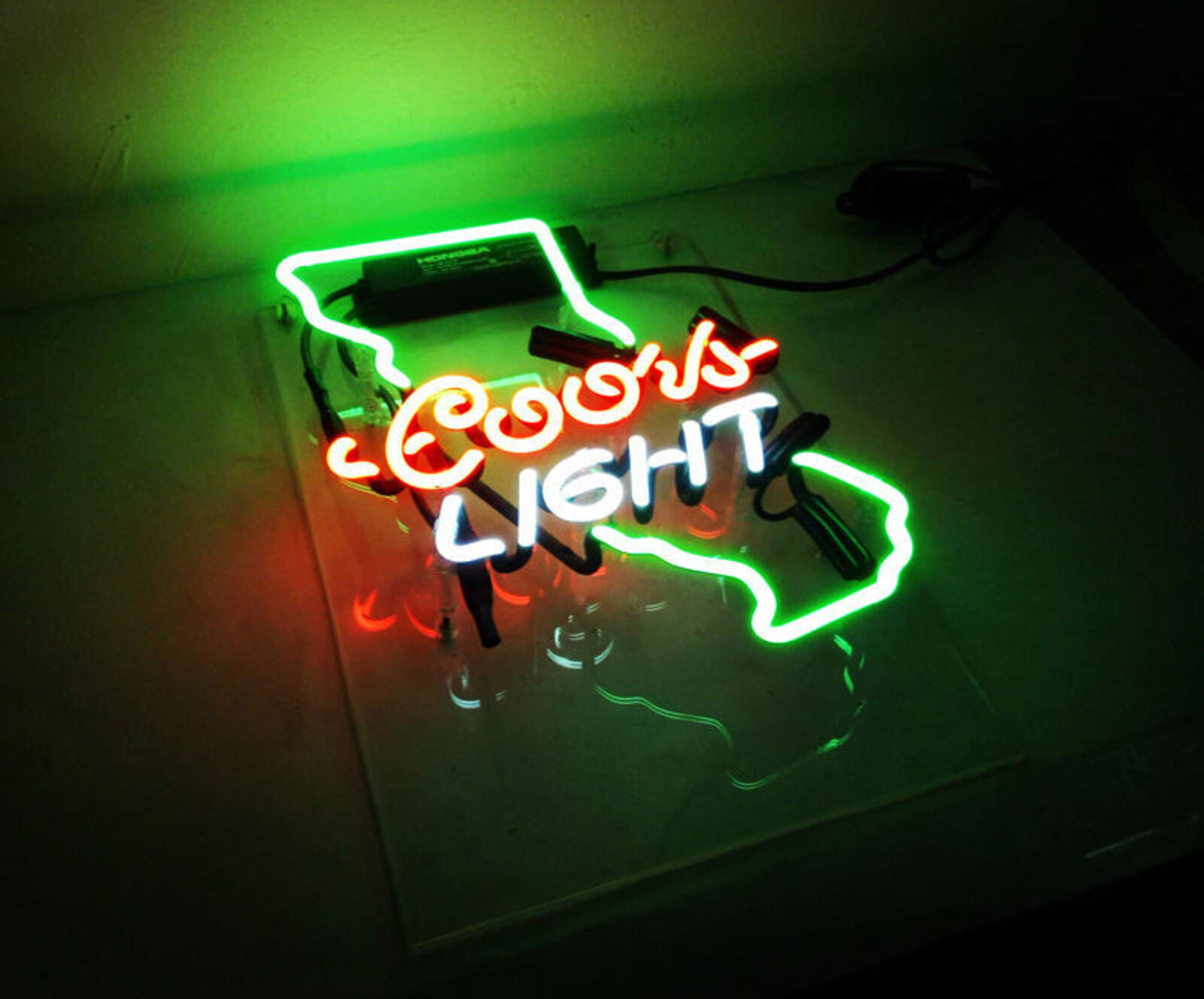 Primary image for Handcraft Coors California Home Wall Man Cave Lamp Art Sign Neon Sign 11" by 7"