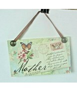 Demdaco Postcards From Heaven Plaque ~ Sign MOTHER - $10.35