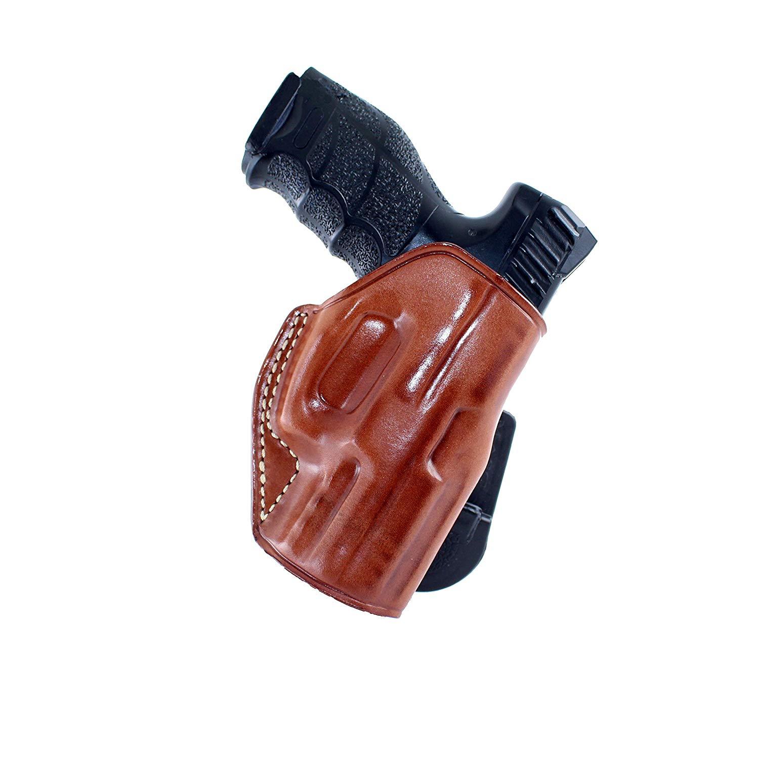 Leather Paddle Holster Fits SIG P320 Nitron Compact 40SW/45 ACP 3.9