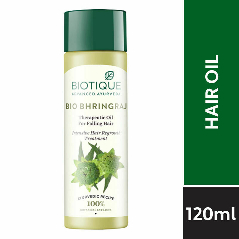 Biotique Bio Bhringraj Therapeutic Oil for Falling Hair 120ML/4.05oz (Pack of 1)