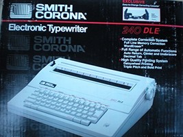 Smith Corona 240 DLE Electric Typewriter Portable Script Printout - $282.15