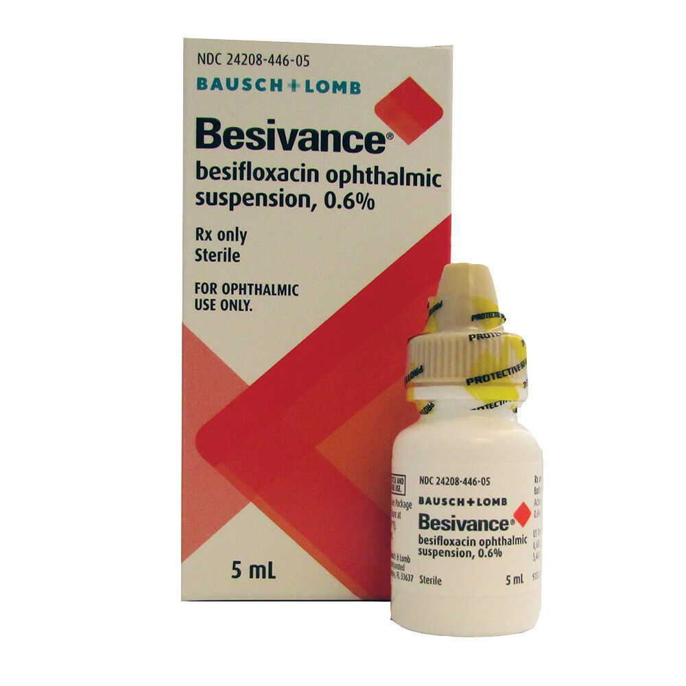 Bausch & Lomb Besivance Eye Drops Eye Drops & Wash